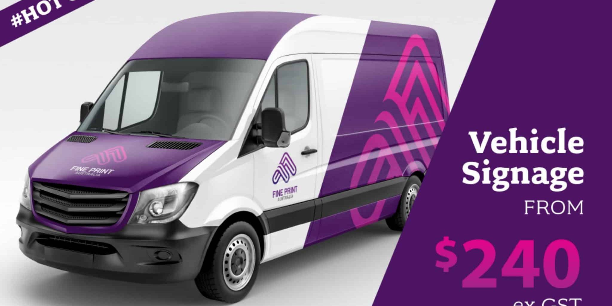 Van Sinage – October Promotion Car Wrapping & Vehicle Signage